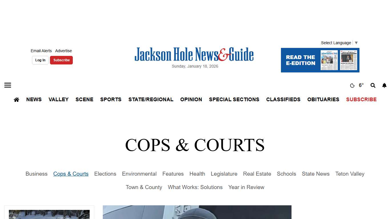 Cops & Courts | jhnewsandguide.com
